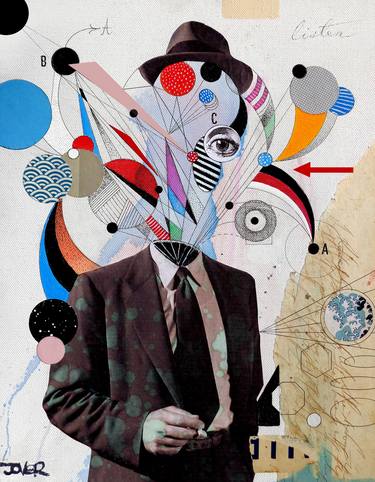 Print of Men Collage by LOUI JOVER