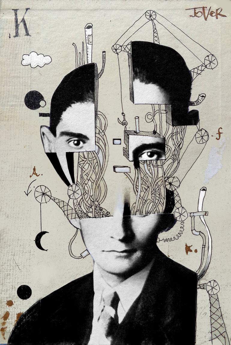 reconstructed kafka Collage by LOUI JOVER | Saatchi Art