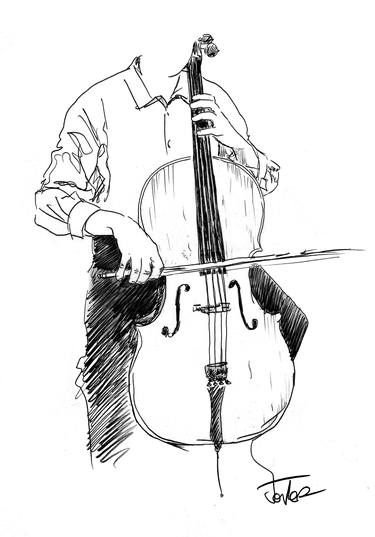 study of a cellist thumb