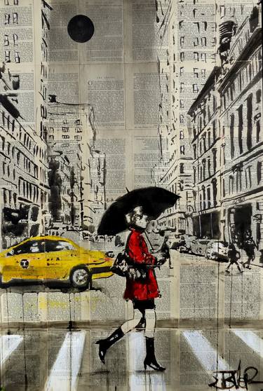 Print of Cities Drawings by LOUI JOVER