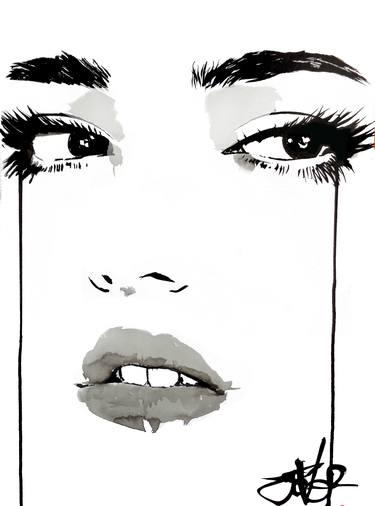 Print of Figurative Women Drawings by LOUI JOVER