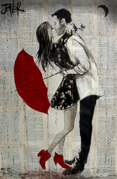 Print of Figurative Love Drawings by LOUI JOVER