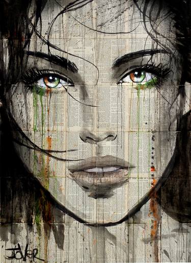 Original Women Drawings by LOUI JOVER