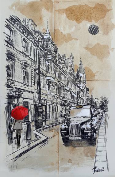 Print of Figurative Cities Drawings by LOUI JOVER