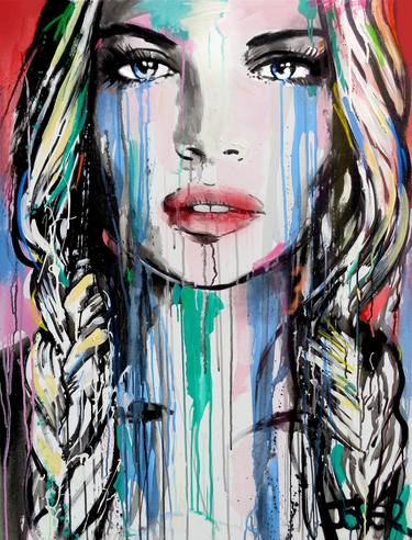 Print of Expressionism Women Paintings by LOUI JOVER