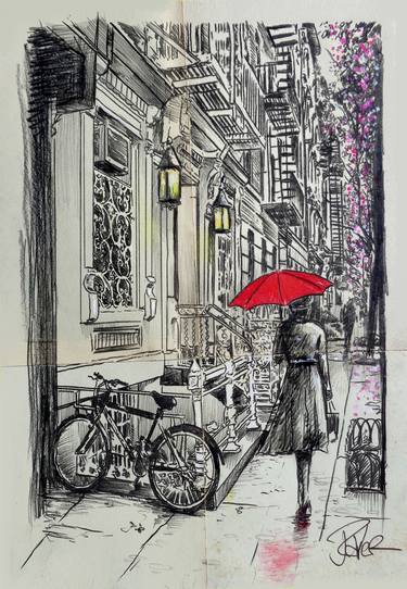 Print of Figurative Cities Drawings by LOUI JOVER