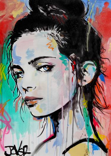 Print of Women Paintings by LOUI JOVER