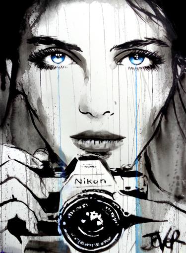 Print of Women Drawings by LOUI JOVER