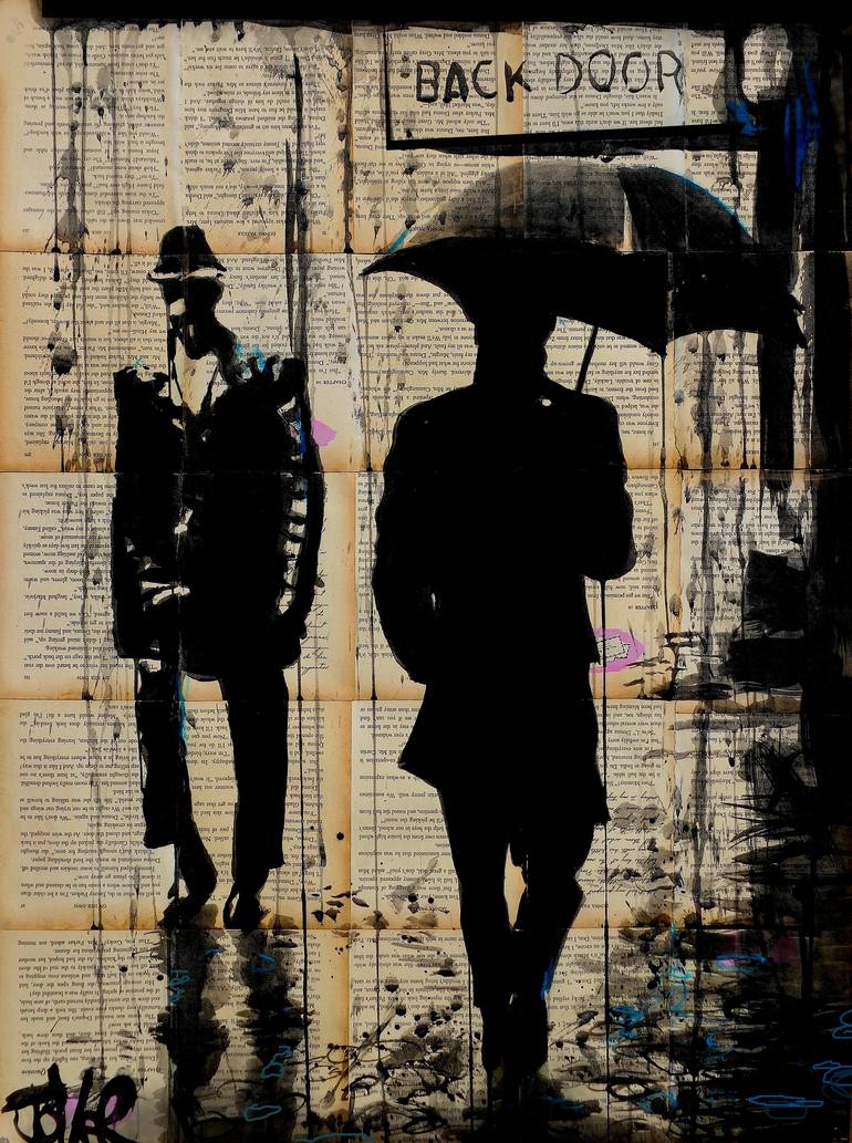 Original Figurative Men Drawing by LOUI JOVER