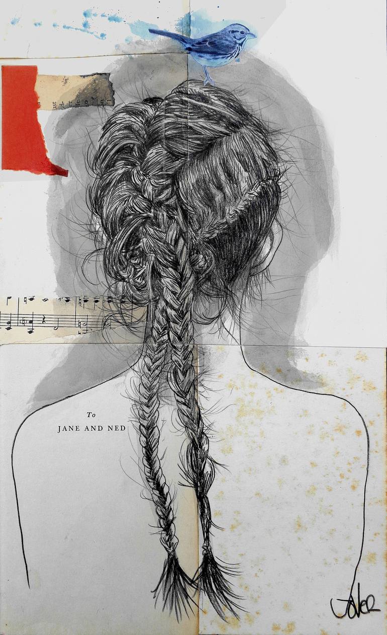 Original Figurative Women Drawing by Loui Jover