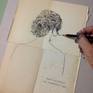 inside the studio drawing - #sold