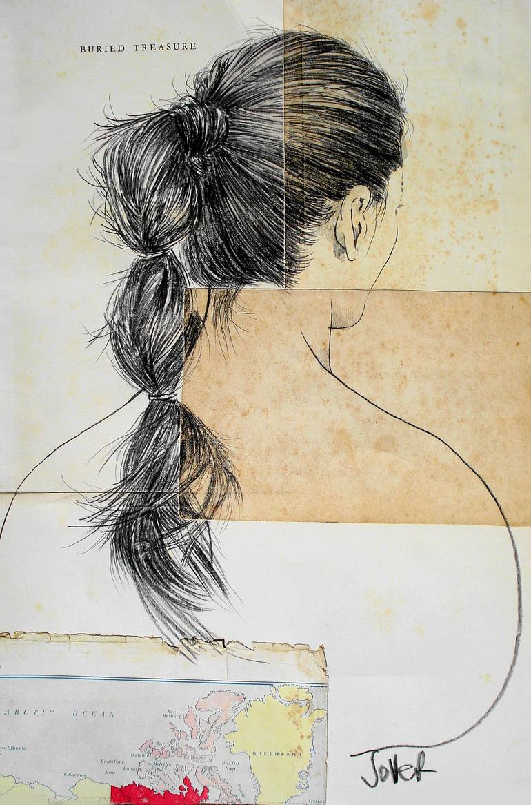 Original Figurative Women Drawing by Loui Jover