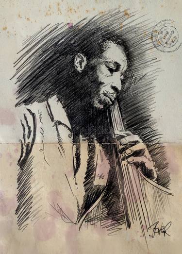 Print of Music Drawings by LOUI JOVER