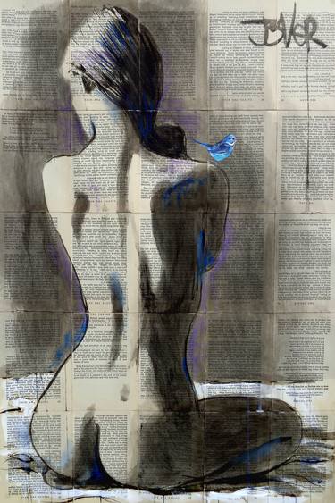 Print of Expressionism Nude Drawings by LOUI JOVER