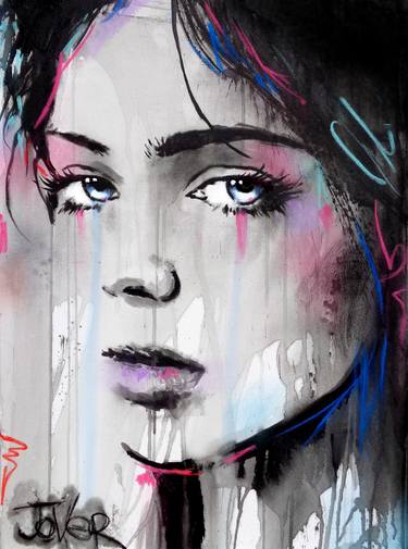 Print of Expressionism Women Paintings by LOUI JOVER