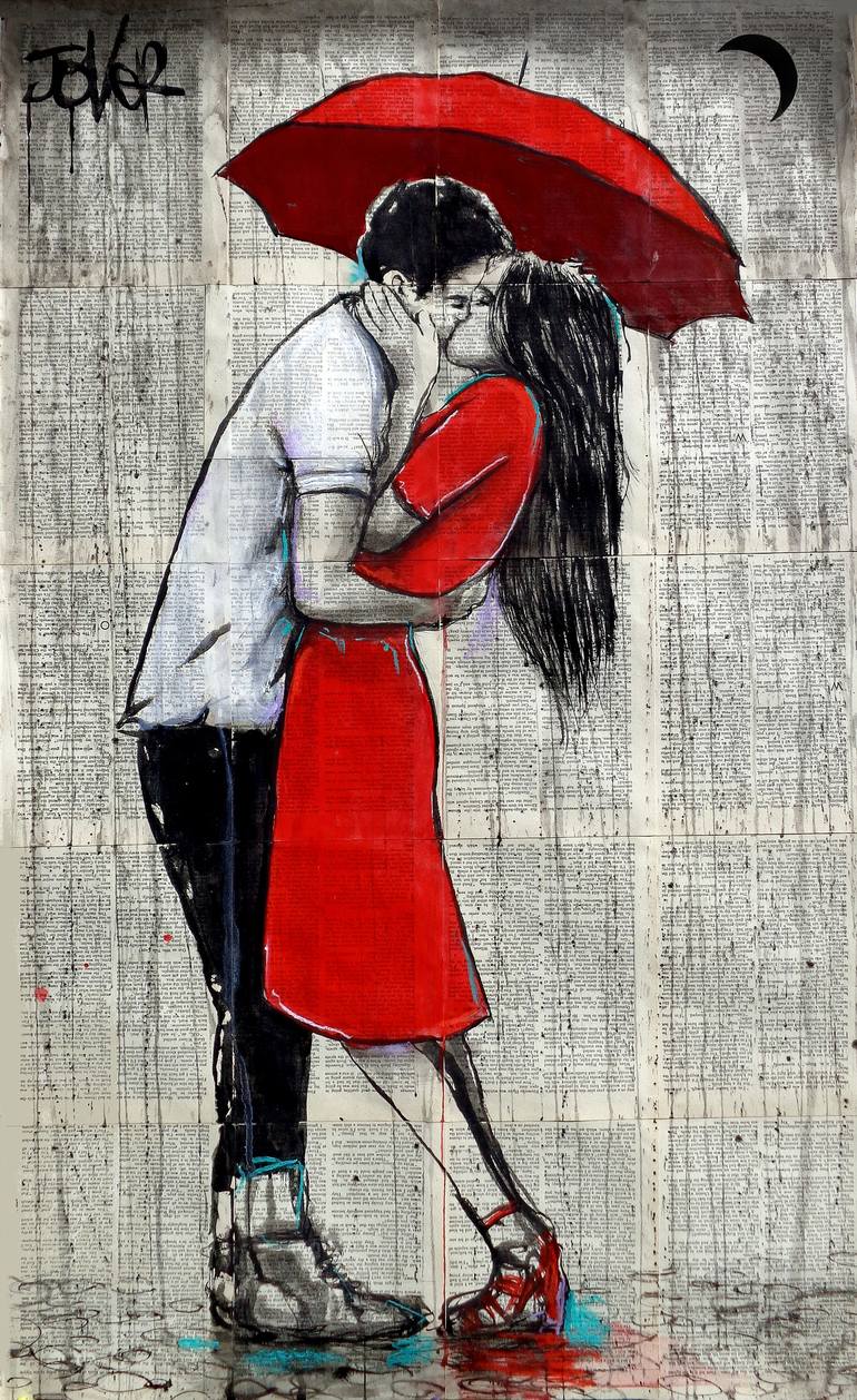 Final Kiss Drawing By Loui Jover Saatchi Art