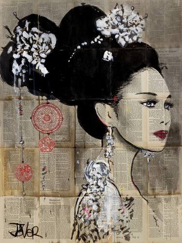 Print of Expressionism Portrait Drawings by LOUI JOVER