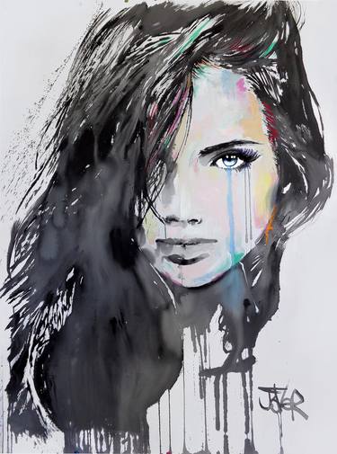 Print of Figurative Women Paintings by LOUI JOVER