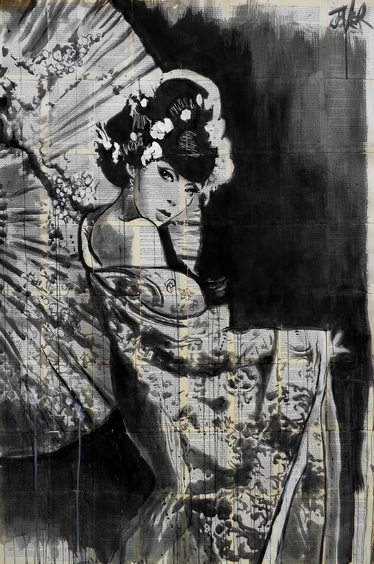 Original Figurative Women Painting by Loui Jover