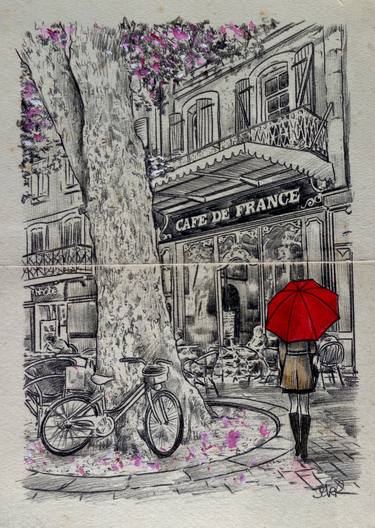 Print of Figurative Cities Drawings by LOUI JOVER