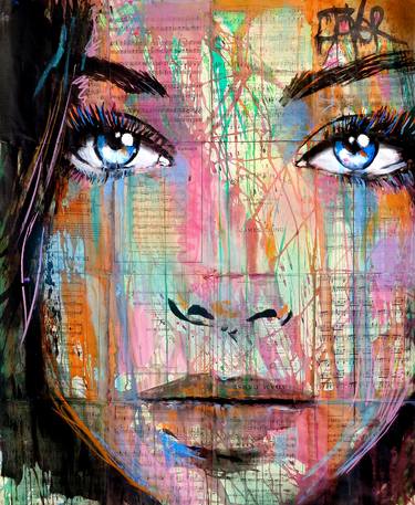 Print of Figurative Women Drawings by LOUI JOVER