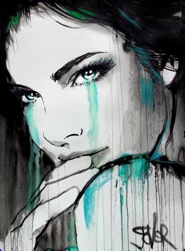 Print of Figurative Women Drawings by LOUI JOVER