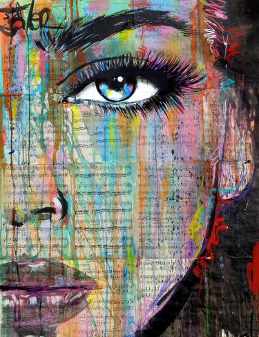 Print of Women Drawings by LOUI JOVER