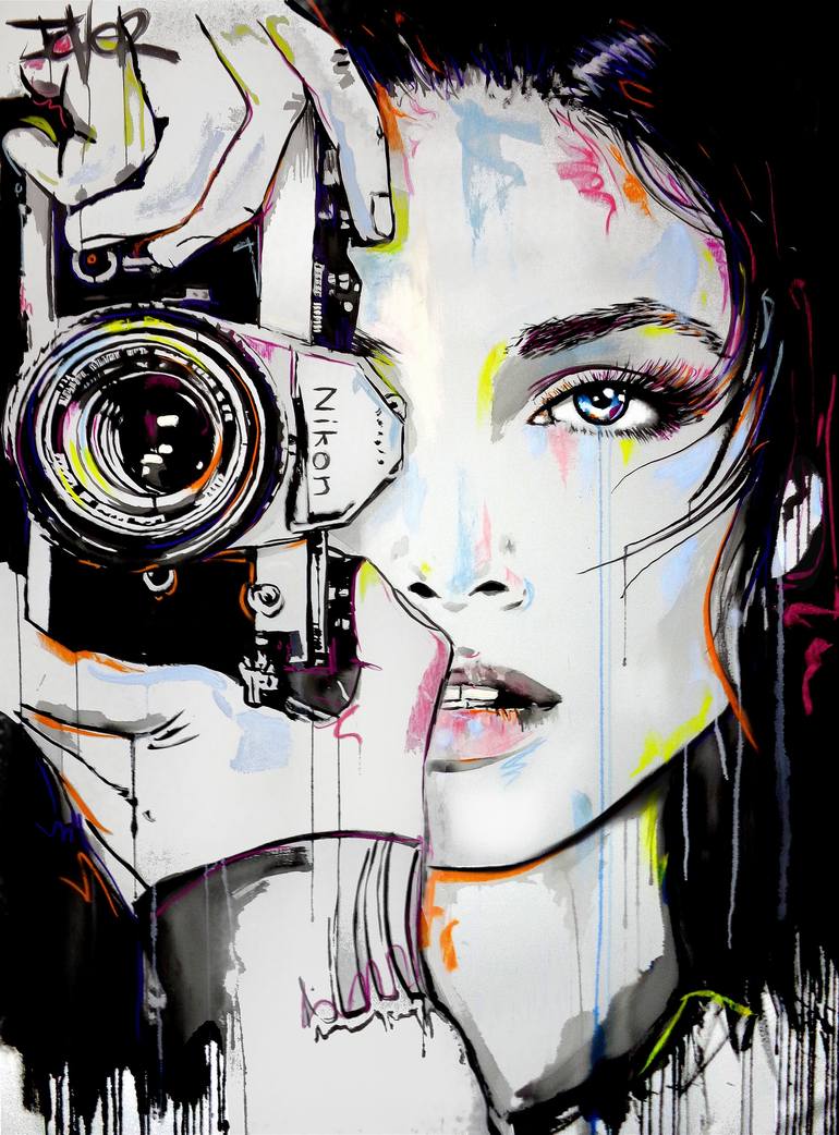 a bigger zoom Painting by LOUI JOVER Saatchi Art