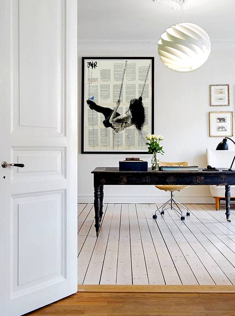 Original Figurative Women Drawing by Loui Jover