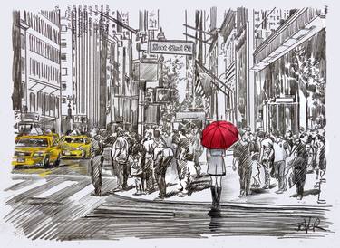 Print of Figurative Cities Drawings by LOUI JOVER