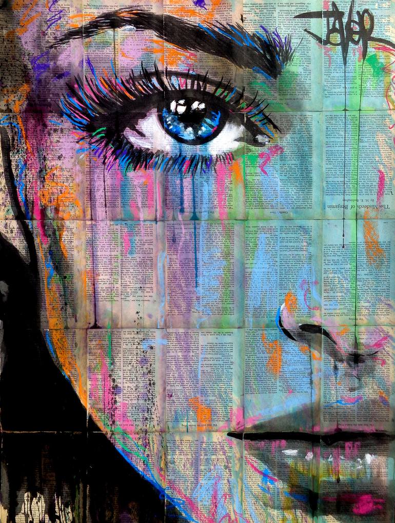 rainbows and dreams Drawing by LOUI JOVER | Saatchi Art