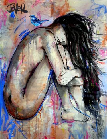 Print of Figurative Nude Paintings by LOUI JOVER
