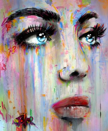 Print of Figurative Women Paintings by LOUI JOVER