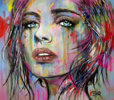 Print of Figurative Women Paintings by LOUI JOVER