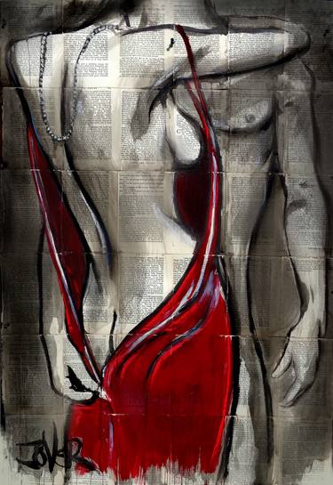 Print of Figurative Love Drawings by LOUI JOVER