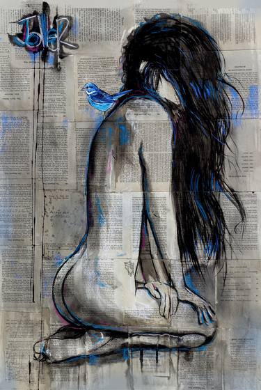 Print of Nude Drawings by LOUI JOVER