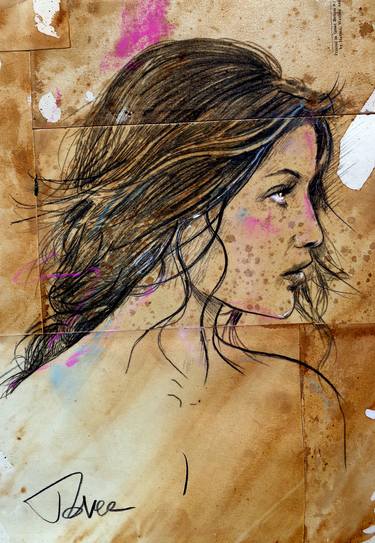 Print of Women Drawings by LOUI JOVER