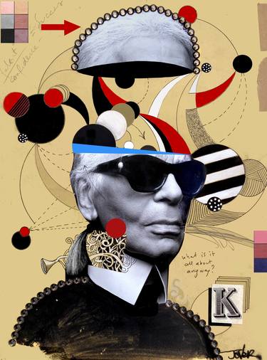 Print of Dada Men Collage by LOUI JOVER