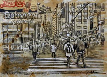 Print of Figurative Cities Drawings by LOUI JOVER