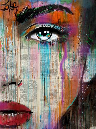 Print of Women Drawings by LOUI JOVER