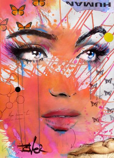 Print of Pop Art Women Drawings by LOUI JOVER