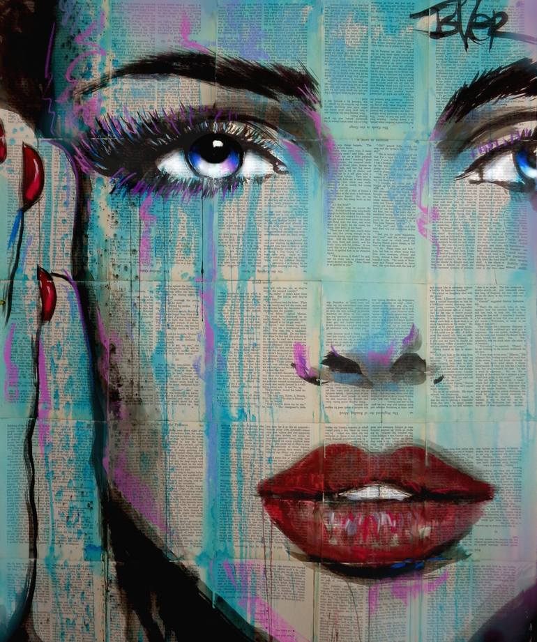 Amy Winehouse - colorful portrait pop art by Aliaksandra Tsesarskaya (2022)  : Painting Acrylic, Lacquer on Canvas - SINGULART