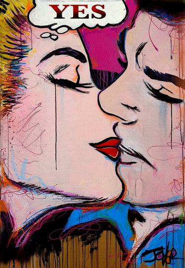 Print of Pop Art Women Paintings by LOUI JOVER