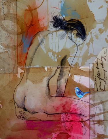 Print of Figurative Nude Drawings by LOUI JOVER