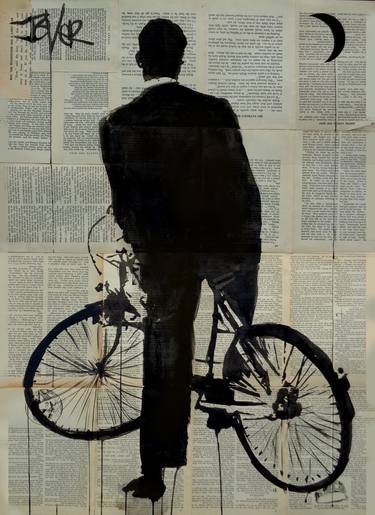 Print of Figurative Bicycle Drawings by LOUI JOVER