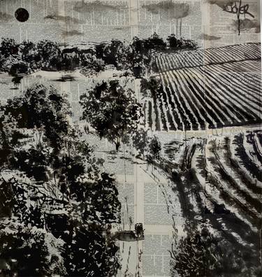 Print of Landscape Drawings by LOUI JOVER