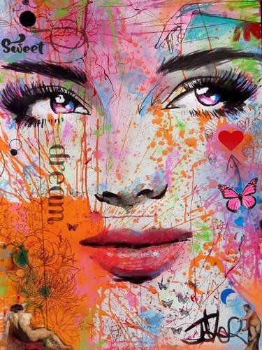 Print of Women Drawings by LOUI JOVER