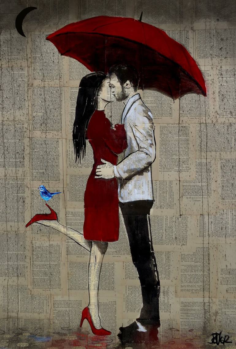 little bits Drawing by LOUI JOVER | Saatchi Art