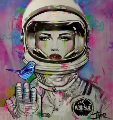 Print of Outer Space Paintings by LOUI JOVER