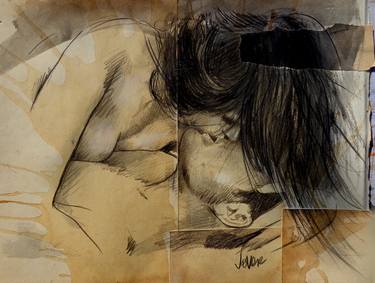 Print of Figurative Love Drawings by LOUI JOVER